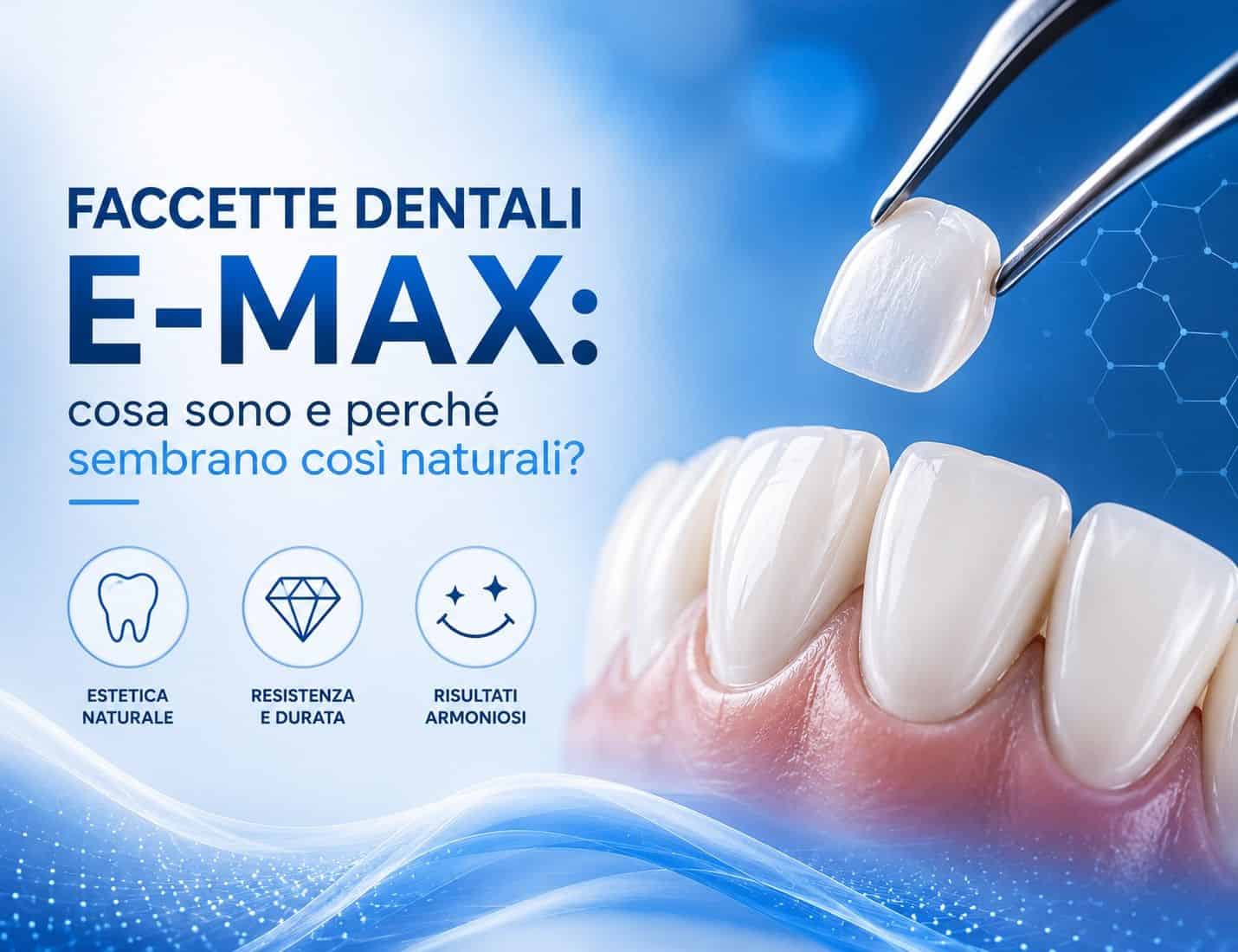 Faccette dentali E-max: cosa sono e perché sembrano così naturali?